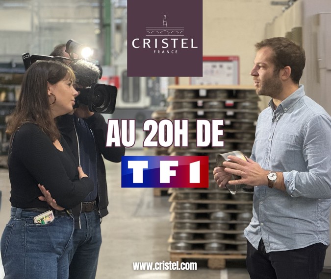 CRISTEL au Journal Télévisé de 20h sur TF1