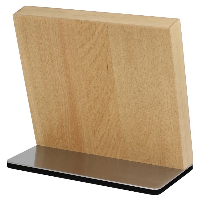 Beech wood magnetic knife block 3