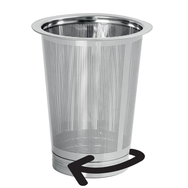 Verbena - double-walled glass mug with unscrewable filter 3