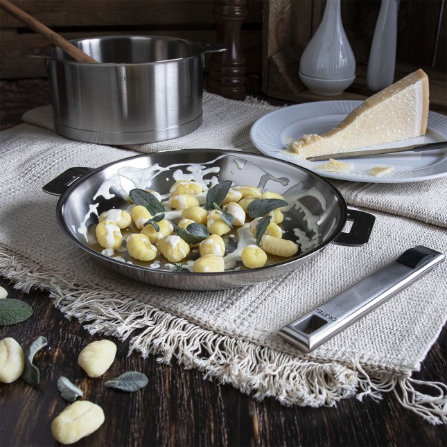 Stainless frying pan - Removable Strate 6