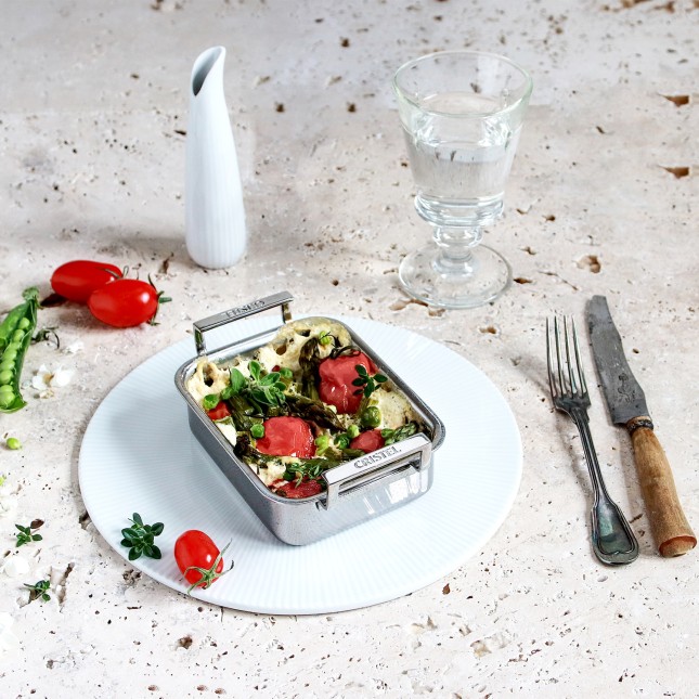 Mini stainless steel oven dish - 10 cm 5