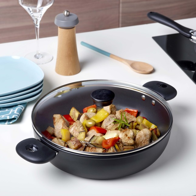 Sauteuse antiadhésive en aluminium amovible 3