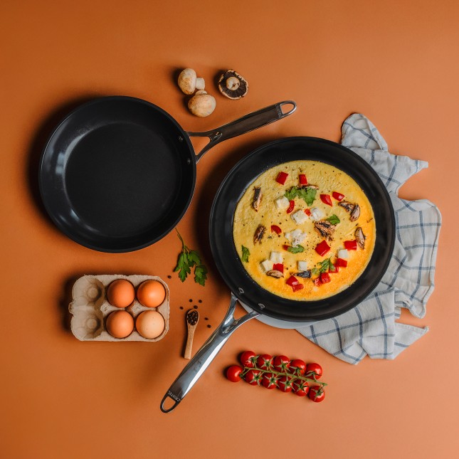 Aluminium frying pan, ceramic coating Ceraliss+ Black 4