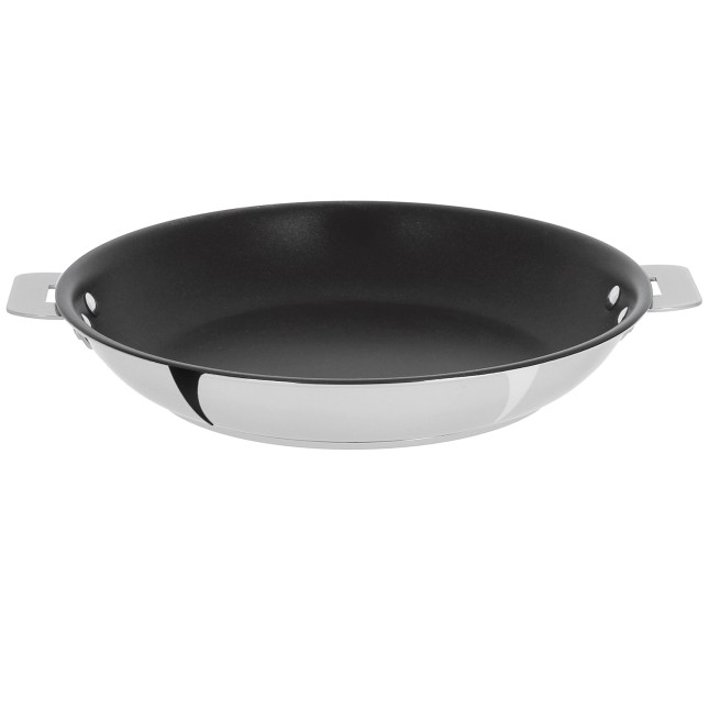 Stainless frying pan - Exceliss non-stick coating - Removable Casteline