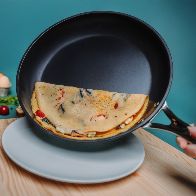 Aluminium frying pan, ceramic coating Ceraliss+ Black 3