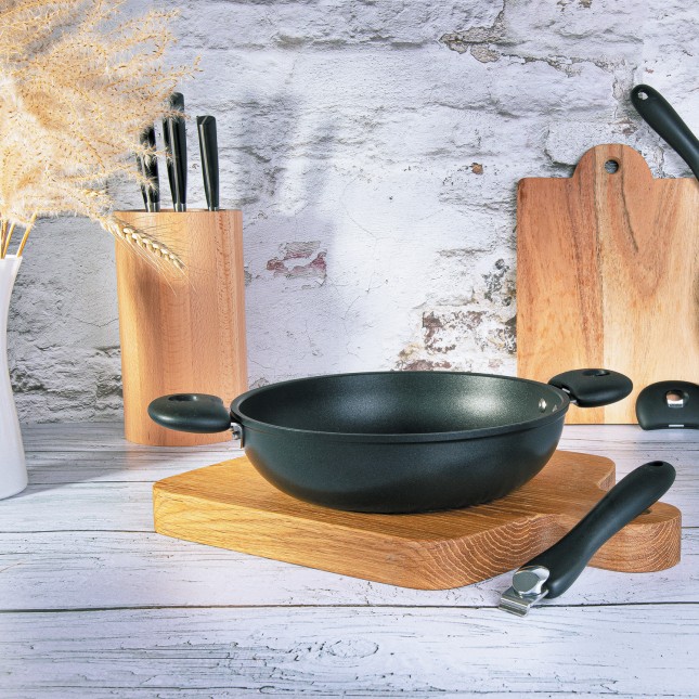 Sauteuse antiadhésive en aluminium amovible 2