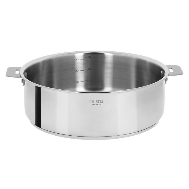Multiply stainless steel sautépan - Removable