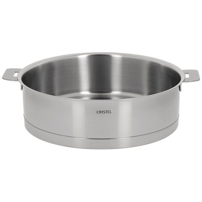 Sauteuse en inox brossé amovible