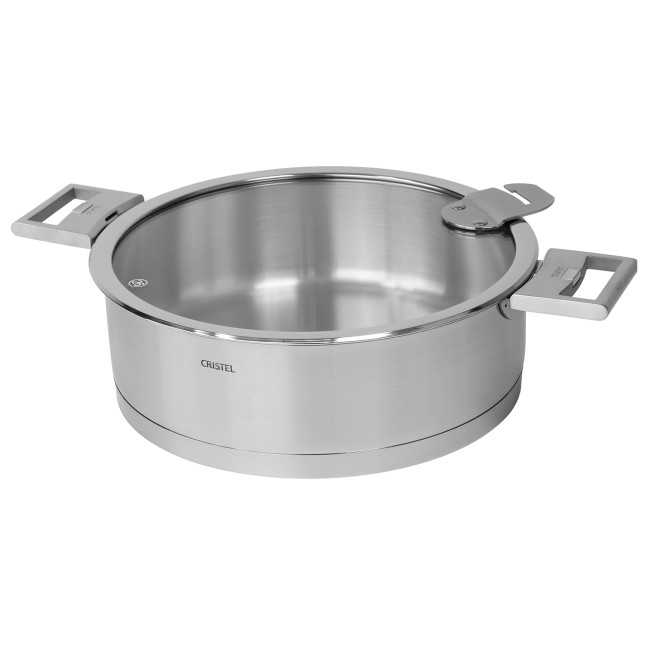Sauteuse en inox brossé amovible 3