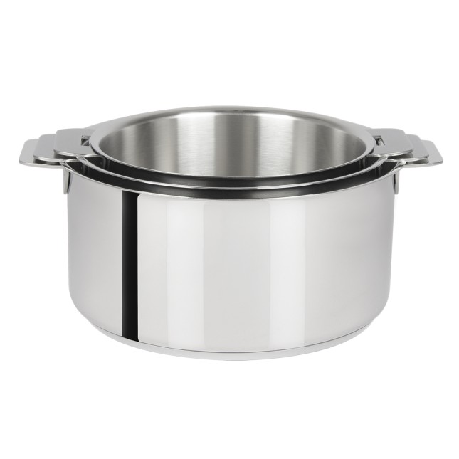 Stainless steel saucepan with removable handle 6