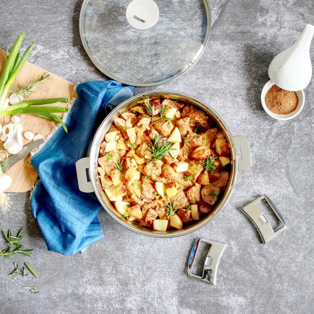 Multiply stainless steel sautépan - Removable 9