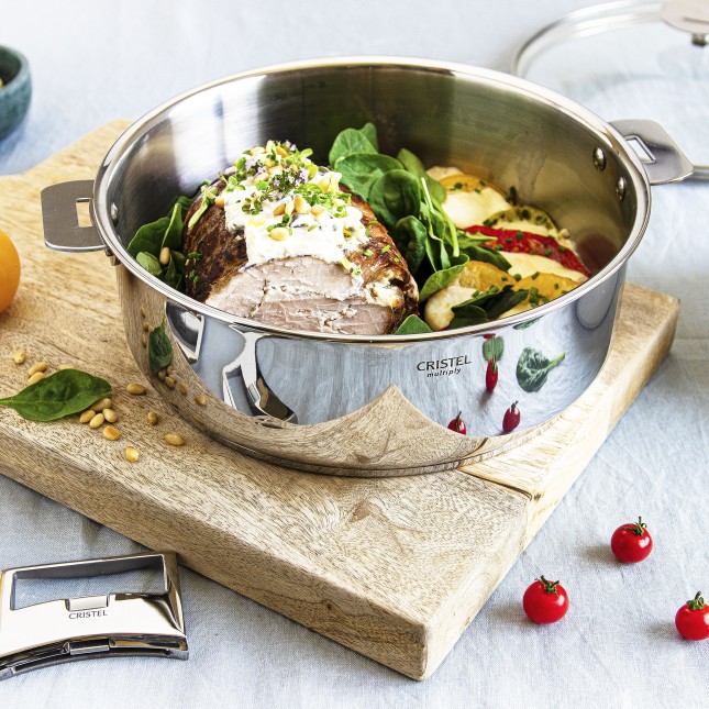 Multiply stainless steel sautépan - Removable 6
