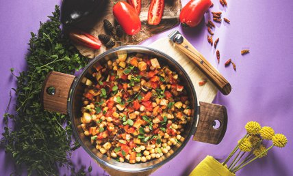 AUBERGINES GRILLEES A LA TOMATE