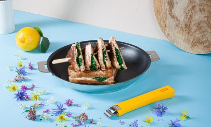Croque monsieur saumon boursin