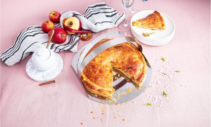 Galette des rois pommes caramel beurre salé
