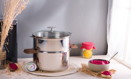 Houmous de pois chiches et betteraves fraiches