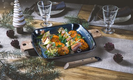 Brochettes de magret de canard à l'ananas