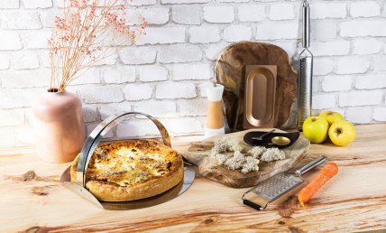 Tarte aux poireaux et fromage
